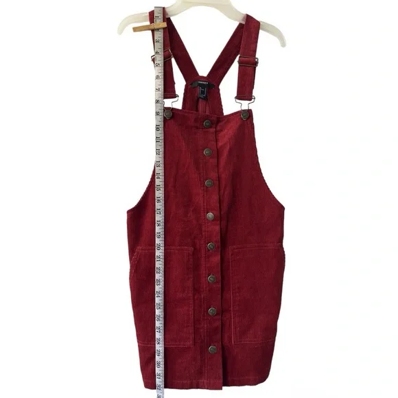 Forever 21 Wine Corduroy Woman Jumper - Picture 6 of 9